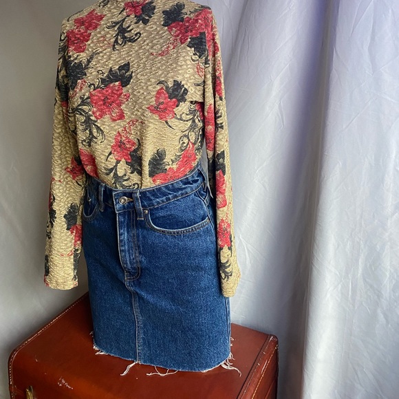 Zara blue Jeans skirt - Picture 9 of 11